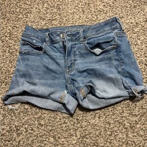 American Eagle Outfitters Women's Light Blue Jean Shorts